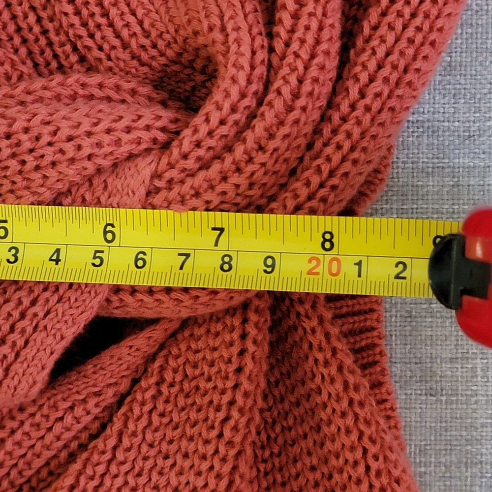 Women's Lulus Lets Get Away Knit Twist  Back Tank Top Rust Red Size Large - Picture 9 of 9